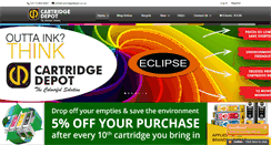 Desktop Screenshot of cartridgedepot.co.za